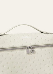 Loro P Extra Pocket L27 Ostrich Leather