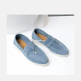 Loro P Sky Blue Women's Loafers