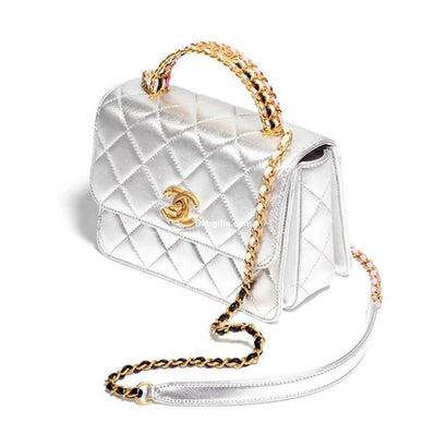 Mini Flap Bag With Top Handle