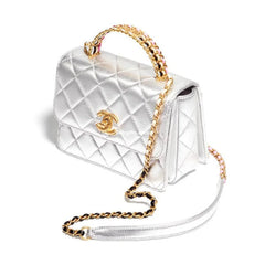 Mini Flap Bag With Top Handle