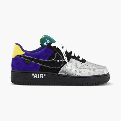 Nk Af 1 Low Iv By Virgil Abloh Black Metallic Silver