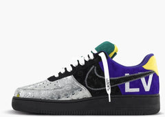 Nk Af 1 Low Iv By Virgil Abloh Black Metallic Silver