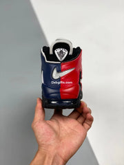 Nk Air More Uptempo Alternates Navy And Red Air