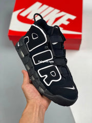 Nk Air More Uptempo Black White