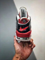 Nk Air More Uptempo Bulls Varsity Red White Black