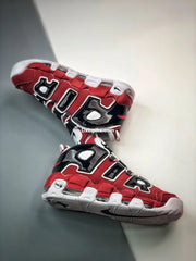Nk Air More Uptempo Bulls Varsity Red White Black