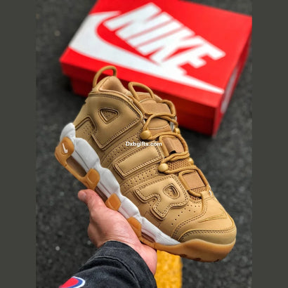 Nk Air More Uptempo Prm Wheat Flax Gum Light Brown