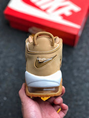 Nk Air More Uptempo Prm Wheat Flax Gum Light Brown