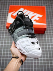 Nk Air More Uptempo Tri-color Black Cool Grey White