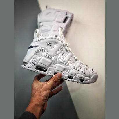 Nk Air More Uptempo White Navy