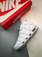 Nk Air More Uptempo White Navy