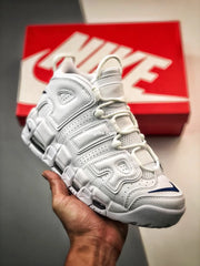 Nk Air More Uptempo White Navy