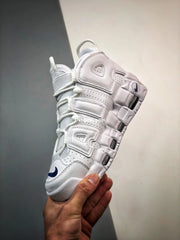 Nk Air More Uptempo White Navy