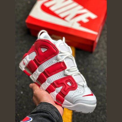 Nk Air More Uptempo White Red