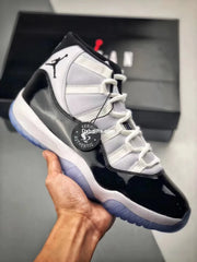 Nk Aj 11 Concord White Black Dark Concord