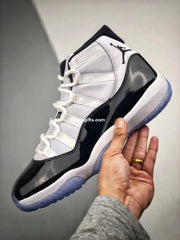 Nk Aj 11 Concord White Black Dark Concord