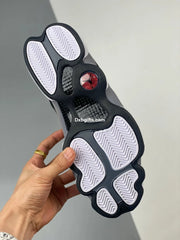 Nk Aj 13 Black Flint Black University Red Flint Grey White