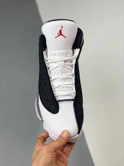 Nk Aj 13 Black Flint Black University Red Flint Grey White