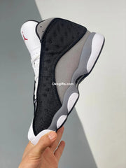 Nk Aj 13 Black Flint Black University Red Flint Grey White