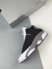 Nk Aj 13 Black Flint Black University Red Flint Grey White