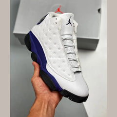 Nk Aj 13 Lakers White Black Court Purple University Gold