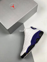 Nk Aj 13 Lakers White Black Court Purple University Gold
