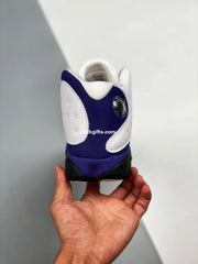 Nk Aj 13 Lakers White Black Court Purple University Gold