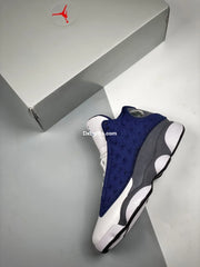 Nk Aj 13 Navy Flint Grey White University Blue