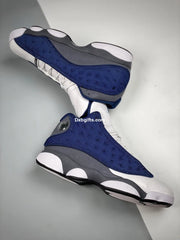 Nk Aj 13 Navy Flint Grey White University Blue