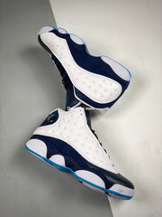 Nk Aj 13 White Obsidian Dark Powder Blue