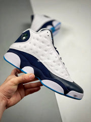 Nk Aj 13 White Obsidian Dark Powder Blue