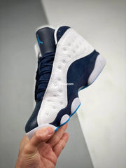 Nk Aj 13 White Obsidian Dark Powder Blue