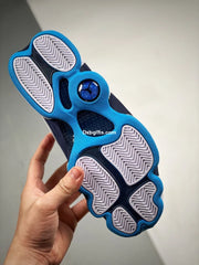 Nk Aj 13 White Obsidian Dark Powder Blue