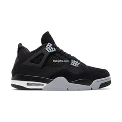 Nk Aj 4 Retro 'black Canvas'