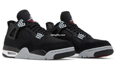 Nk Aj 4 Retro 'black Canvas'