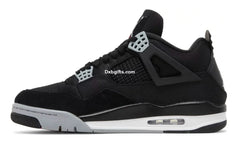 Nk Aj 4 Retro 'black Canvas'