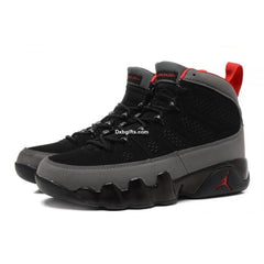 Nk Aj 9 Retro Charcoal Dark Black