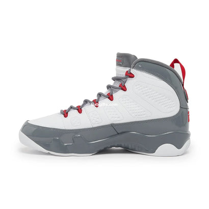 Nk Aj 9 Retro White Fire Red Cool Grey