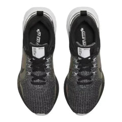 Nk React Infinity Run Flyknit 3 Premium Black Zebra Iridescent