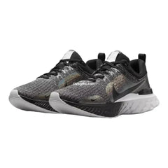 Nk React Infinity Run Flyknit 3 Premium Black Zebra Iridescent