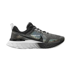 Nk React Infinity Run Flyknit 3 Premium Black Zebra Iridescent