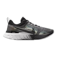 Nk React Infinity Run Flyknit 3 Premium Black Zebra Iridescent
