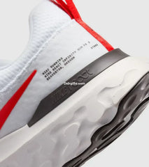 Nk React Infinity Run Flyknit 3 White Light Crimson