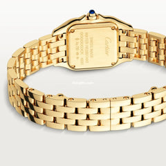 Panthère De Cartr Watch Small Model, Quartz Movement, Yellow Gold