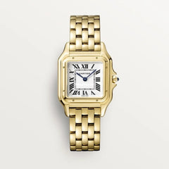 Panthère De Cartr Watch Small Model, Quartz Movement, Yellow Gold