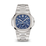 Pk Pp 5740/1g Nautilus Perpetual Calendar Blue Sunburst - New