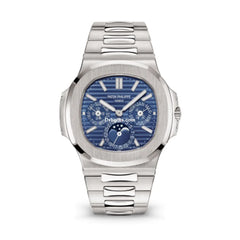 Pk Pp 5740/1g Nautilus Perpetual Calendar Blue Sunburst - New
