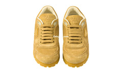 Prda Sneakers Trail En Veau Velours Délavé 