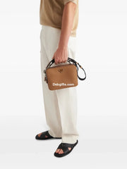 Prda Suede Crisscross Slides Black