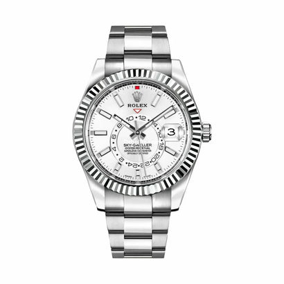 Rlx Sky-Dl White Dial Luxury Watch 326934-0001